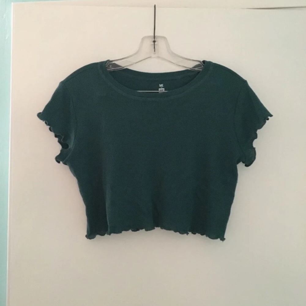 Textured Crop Top